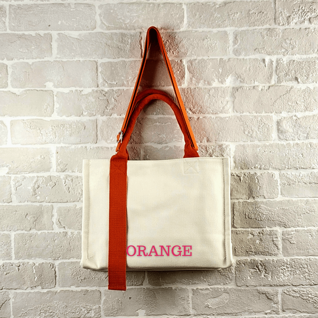 Blank Canvas Crossbody sling bag Orange